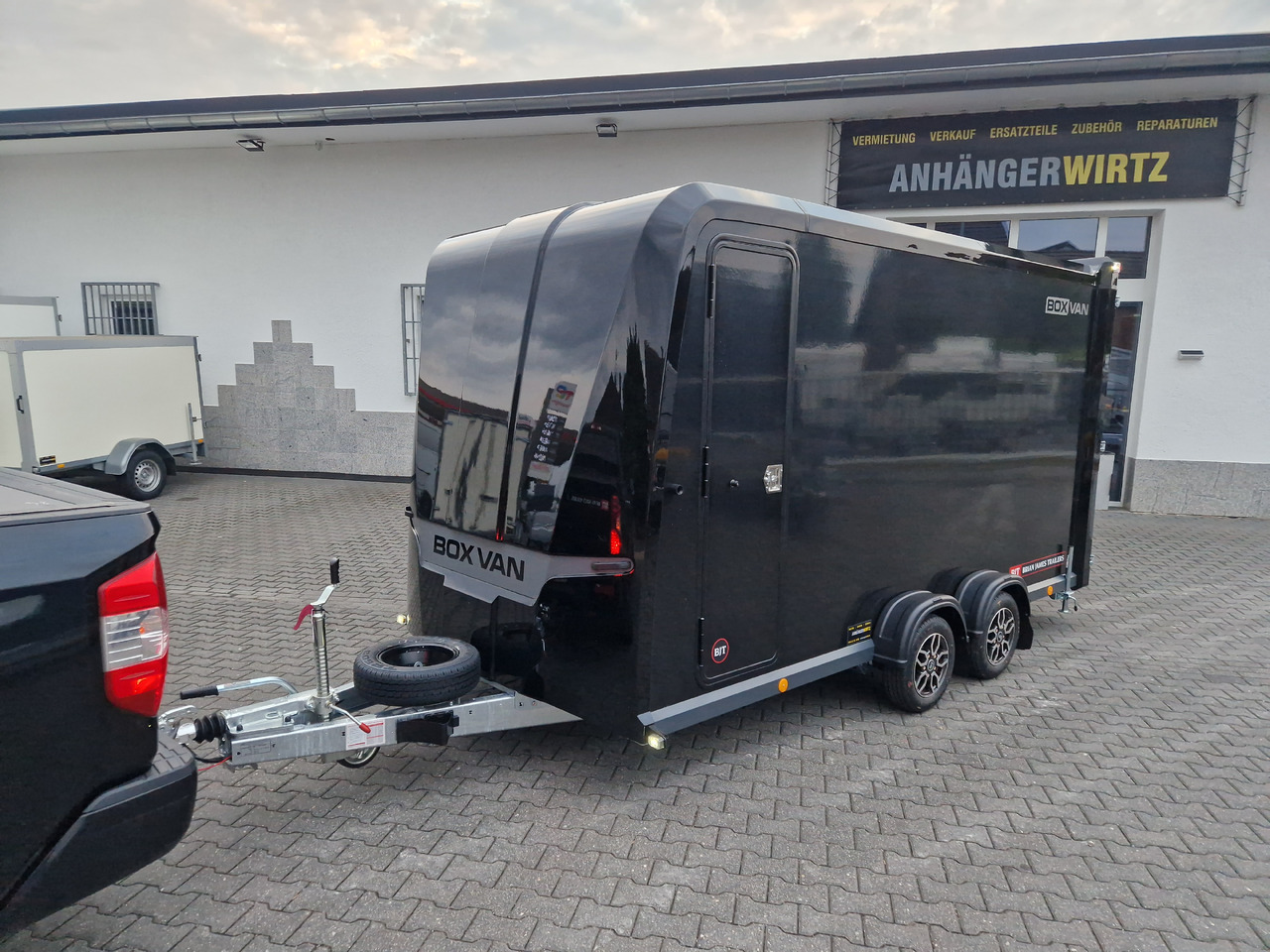 BOX VAN 600-4018-27-2-12-B 400x180x200cm Seitentüren Zurrsystem GFK aero - Rơ moóc xe hơi: hình 1 BOX VAN 600-4018-27-2-12-B 400x180x200cm Seitentüren Zurrsystem GFK aero - Rơ moóc xe hơi: hình 1