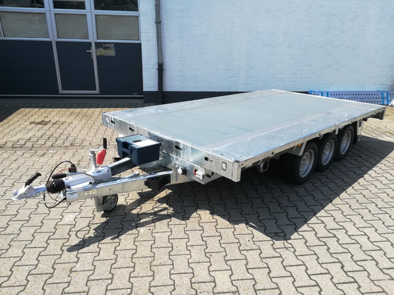 Brian James Trailer CarGO Tipper 2 elektrisch 360x195x30cm Stahlbordwände Pendel 12" Tridem 3,5t on - Rơ moóc ben: hình 2 Brian James Trailer CarGO Tipper 2 elektrisch 360x195x30cm Stahlbordwände Pendel 12" Tridem 3,5t on - Rơ moóc ben: hình 2