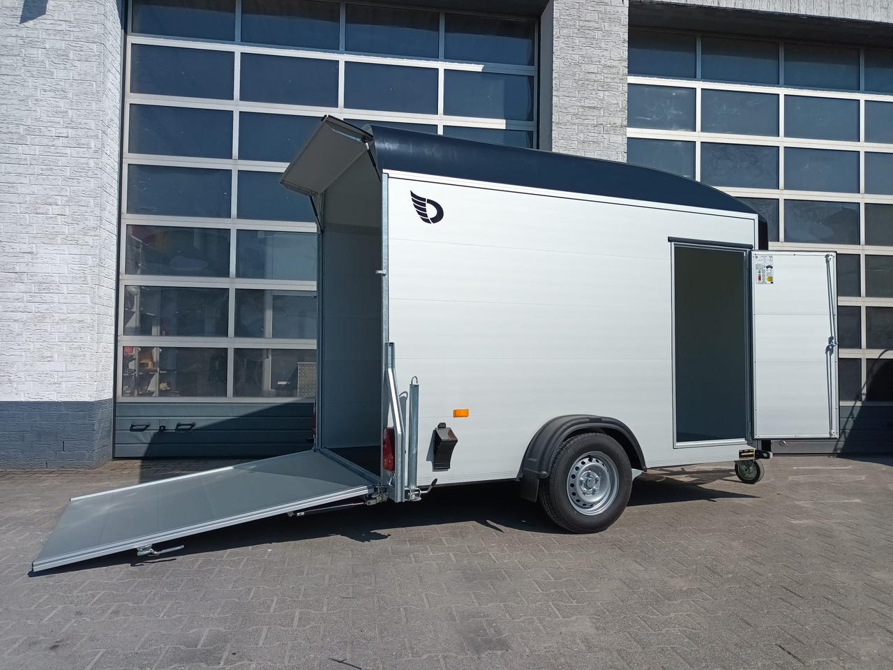 Cargo Roadster 300 300x150x184cm Alu Poly black Seitentür Pullman 100km/H 1300kg - Rơ moóc xe hơi: hình 1 Cargo Roadster 300 300x150x184cm Alu Poly black Seitentür Pullman 100km/H 1300kg - Rơ moóc xe hơi: hình 1