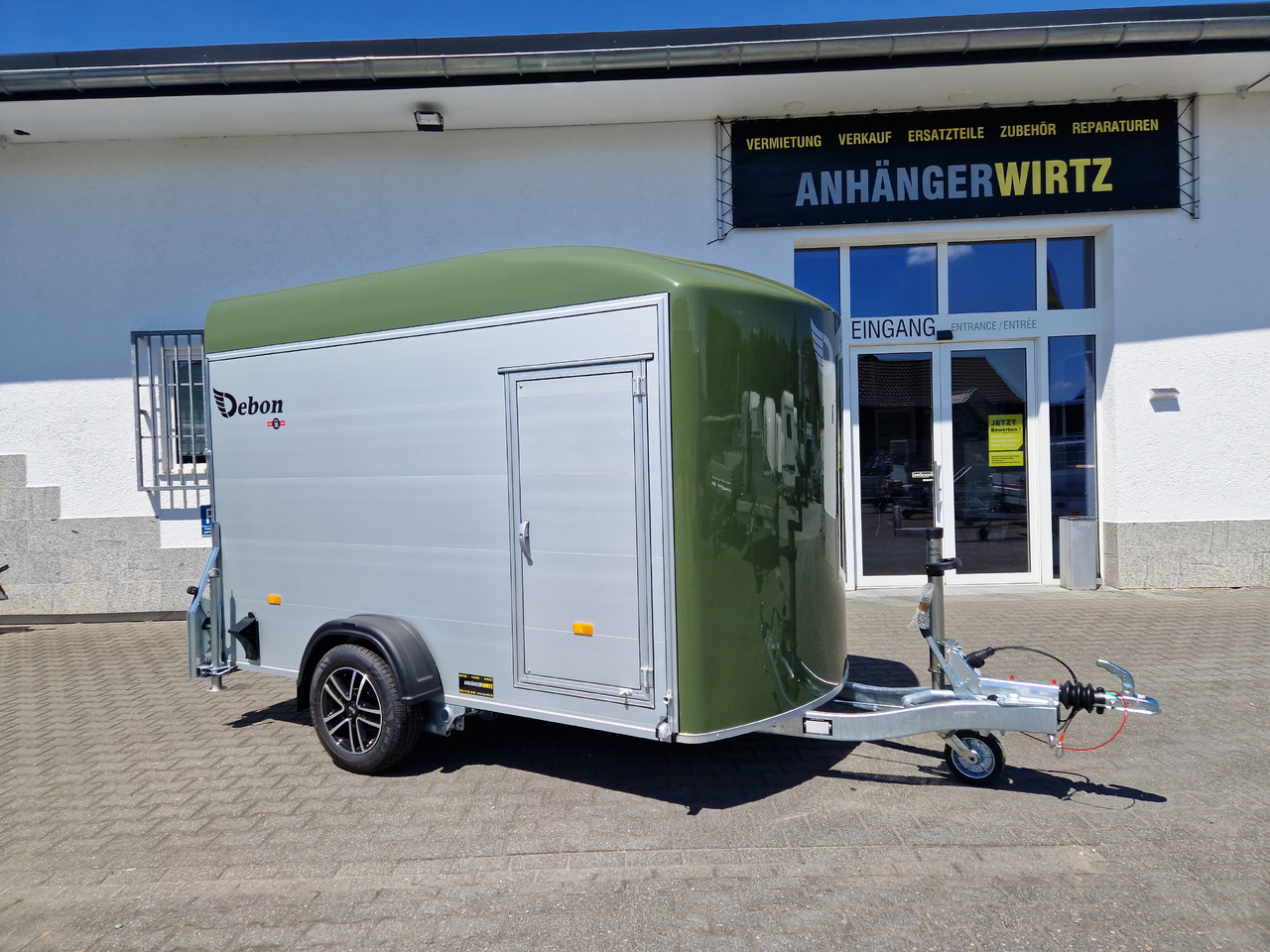 Cargo Roadster 400 312x164x184cm Alu Poly green Alufelgen Aluboden Pullman 1300kg 100km/H - Rơ moóc xe hơi: hình 2 Cargo Roadster 400 312x164x184cm Alu Poly green Alufelgen Aluboden Pullman 1300kg 100km/H - Rơ moóc xe hơi: hình 2