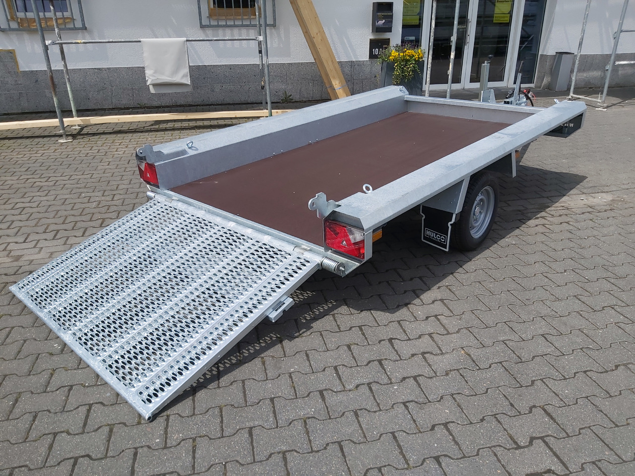 HULCO TERRAX Basic 294x150x27cm Heckrampe 100cm (M) 12" 1500kg - Rơ moóc để vận chuyển thiết bị: hình 1 HULCO TERRAX Basic 294x150x27cm Heckrampe 100cm (M) 12" 1500kg - Rơ moóc để vận chuyển thiết bị: hình 1