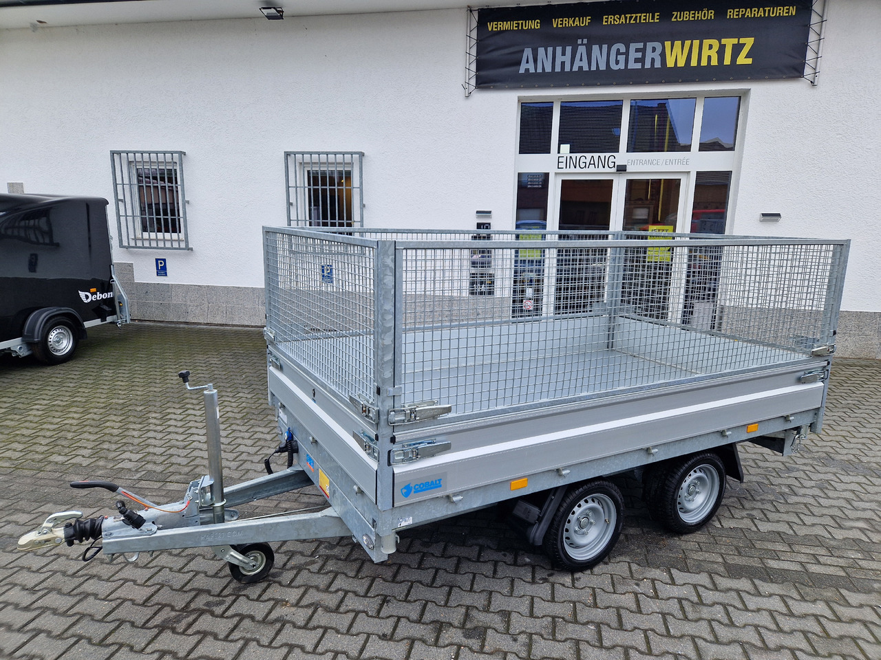 Rơ moóc ben Hapert COBALT HM-2 305x180x30cm Elektro & Laubgitter 2700kg: hình 10 Rơ moóc ben Hapert COBALT HM-2 305x180x30cm Elektro & Laubgitter 2700kg: hình 10