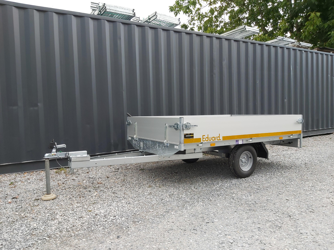 Hochlader light 2514 250x145x30cm Lfh 56cm 145/80 R10" (S) 750kg ungebremst - Rơ moóc xe hơi: hình 1 Hochlader light 2514 250x145x30cm Lfh 56cm 145/80 R10" (S) 750kg ungebremst - Rơ moóc xe hơi: hình 1