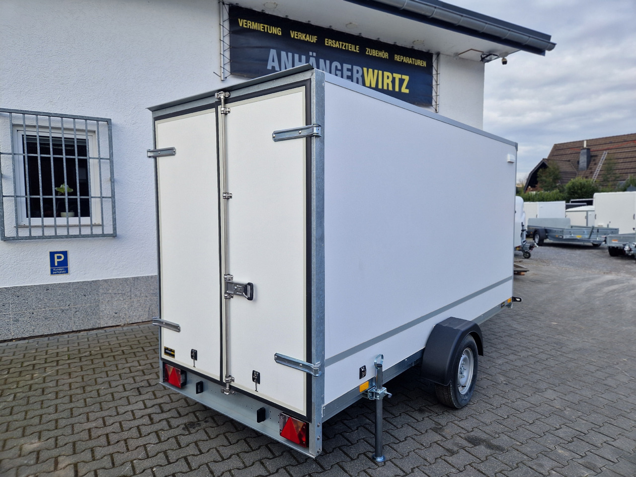 Rơ moóc hộp kín Kargo F1336HD 358x146x180cm Zurrsystem (L) 1300kg 100km/H Modell 2025: hình 11