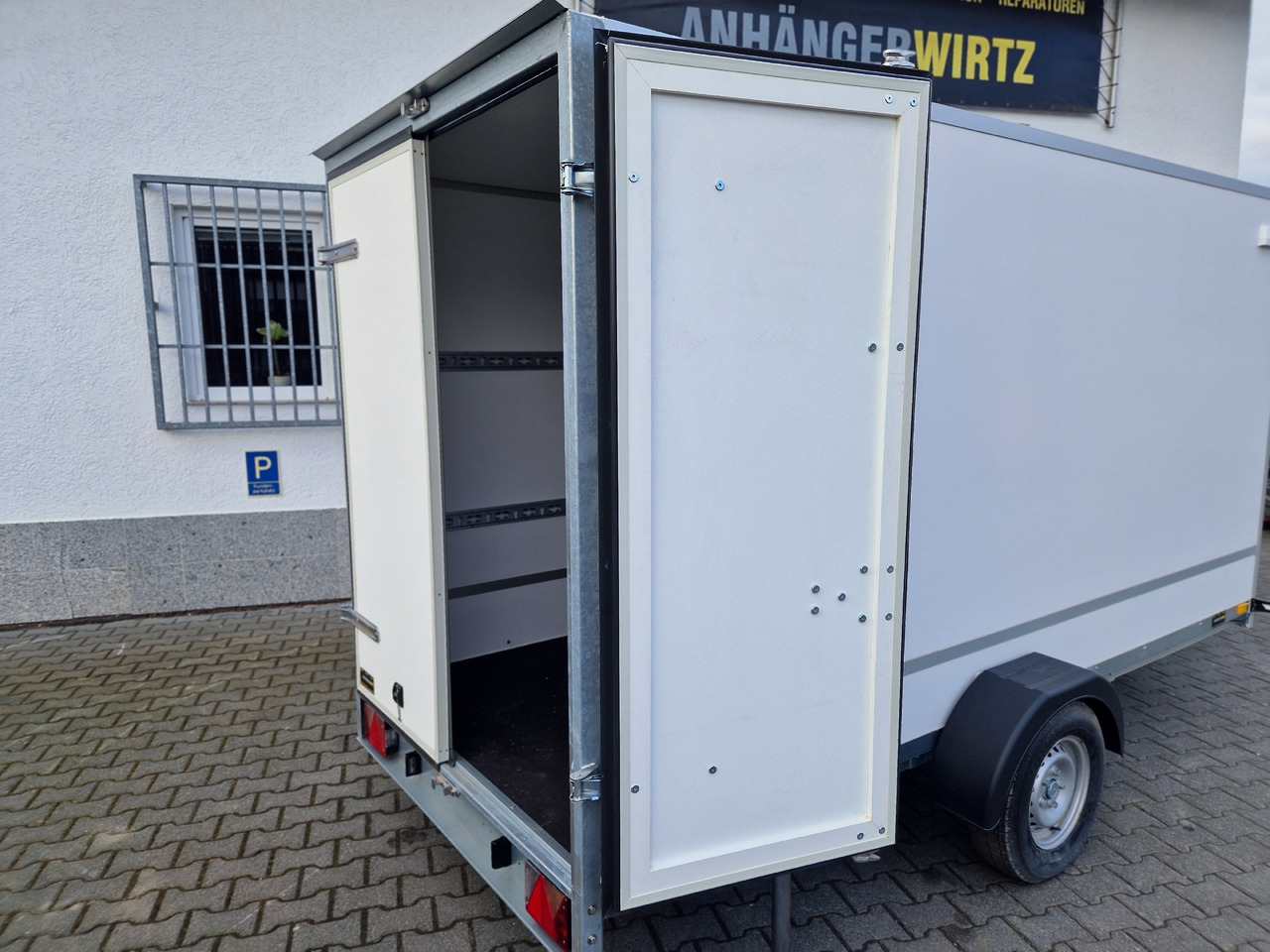Rơ moóc hộp kín Kargo F1336HD 358x146x180cm Zurrsystem (L) 1300kg 100km/H Modell 2025: hình 10