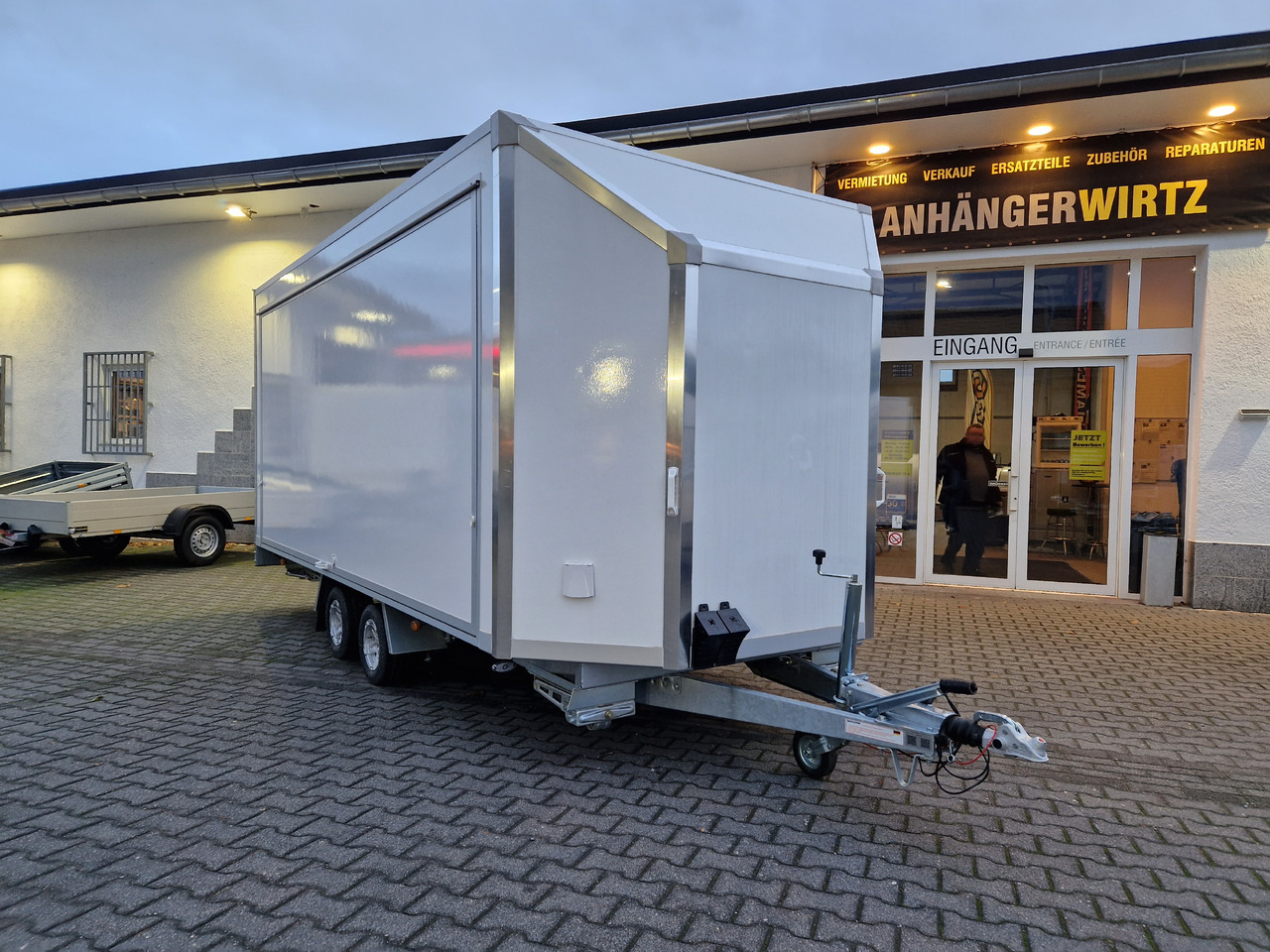 Rơ moóc bán hàng Koffer Hochlader FC 275HTLAERO10AF Messe 500x200x195cm Alufelgen 230V IL (XXL) 2700kg 100km/H: hình 16