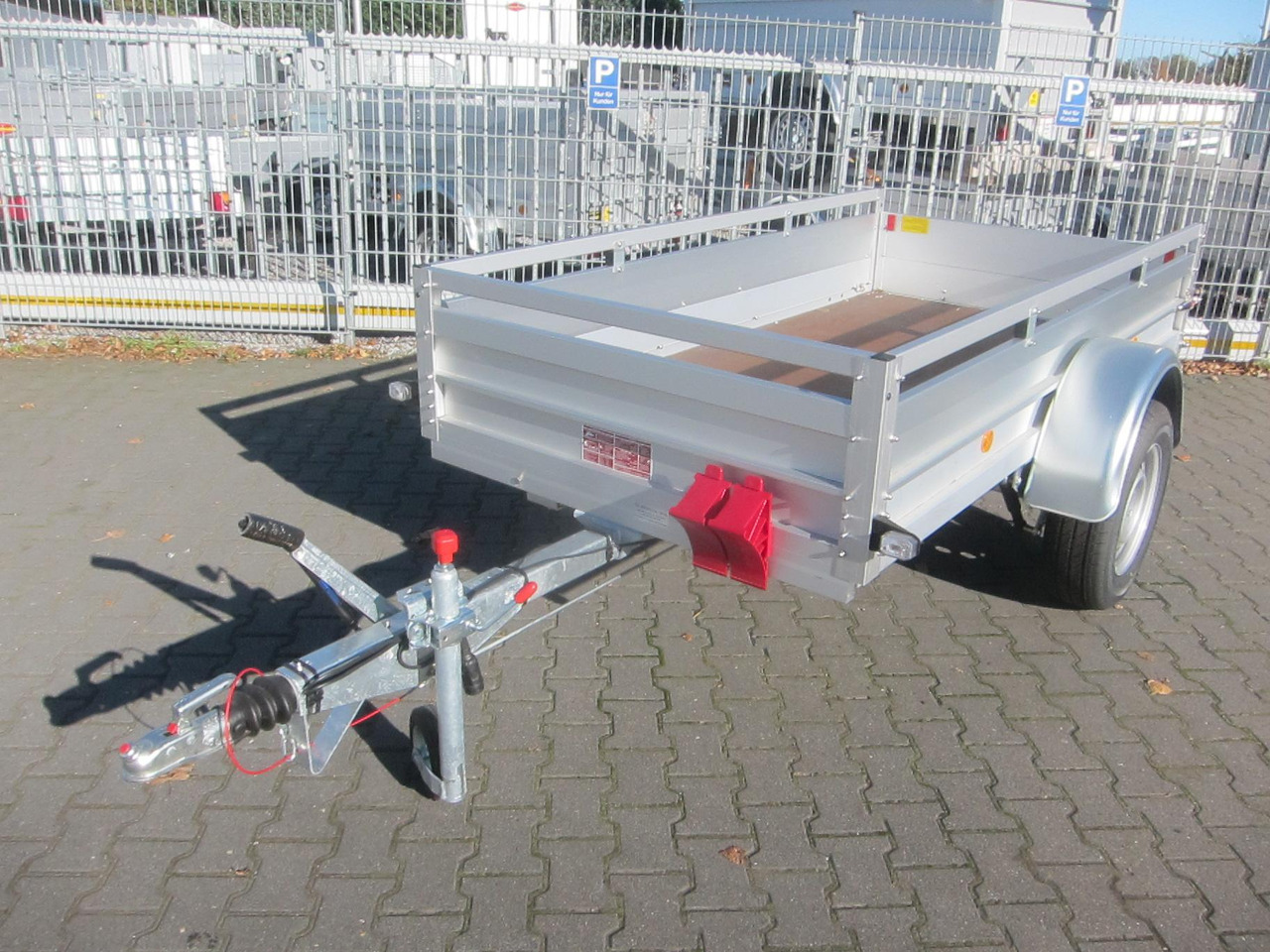 PKW Anhänger Koch Aluline 4.13 250x125x44cm (S) 1300kg 100 km/H Online Aktion Modell 2024 - Rơ moóc xe hơi: hình 1 PKW Anhänger Koch Aluline 4.13 250x125x44cm (S) 1300kg 100 km/H Online Aktion Modell 2024 - Rơ moóc xe hơi: hình 1
