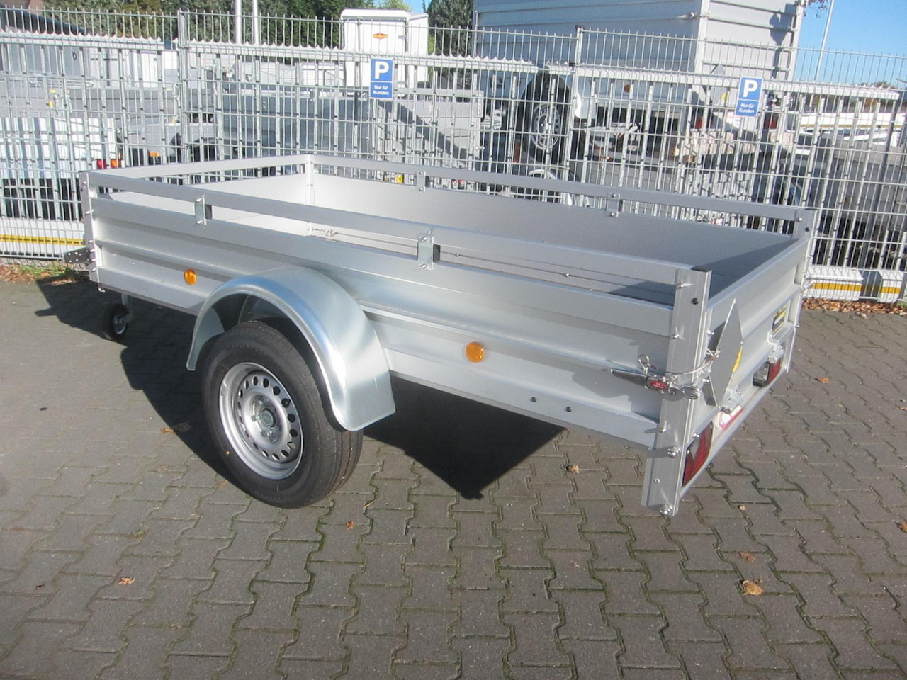 PKW Anhänger Koch Aluline 4.13 250x125x44cm (S) 1300kg 100 km/H Online Aktion Modell 2024 - Rơ moóc xe hơi: hình 3 PKW Anhänger Koch Aluline 4.13 250x125x44cm (S) 1300kg 100 km/H Online Aktion Modell 2024 - Rơ moóc xe hơi: hình 3