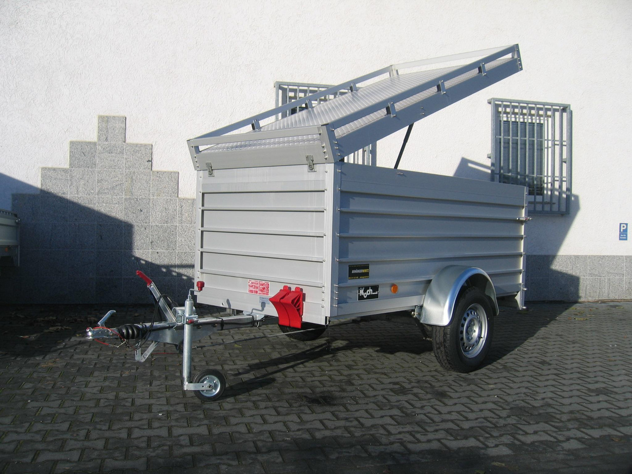 PKW Anhänger Koch Aluline 4.13 Deckel 250x125x95cm (S) 1300kg 100 km/H Aktion 2022 - Rơ moóc hộp kín: hình 1 PKW Anhänger Koch Aluline 4.13 Deckel 250x125x95cm (S) 1300kg 100 km/H Aktion 2022 - Rơ moóc hộp kín: hình 1