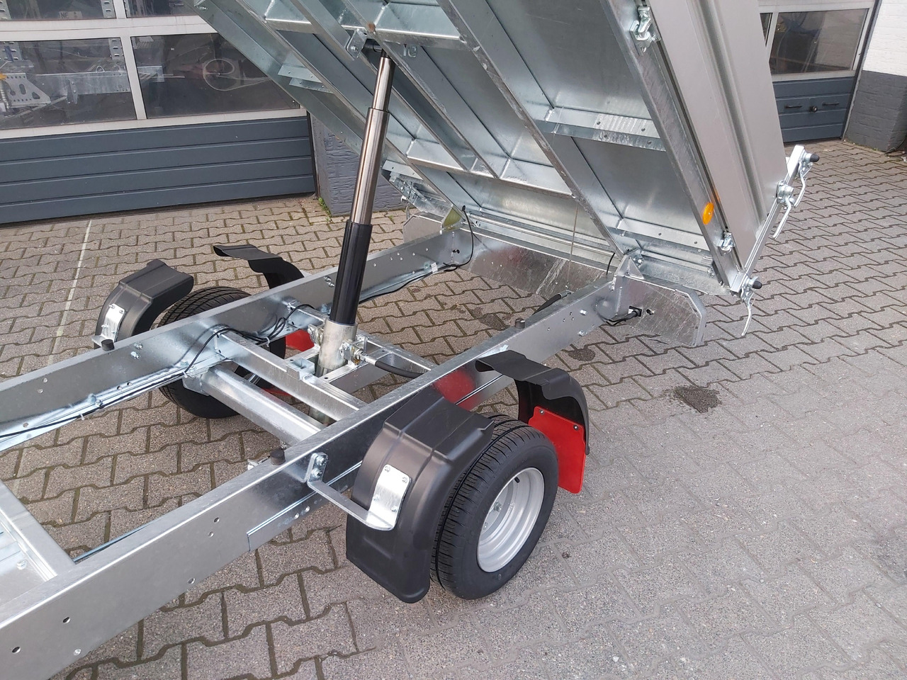 Pongratz Kipper RK 2600/15 G-AL 260x151x36cm Stahlboden Pendelklappe 10" 1500kg Aktion - Rơ moóc ben: hình 3 Pongratz Kipper RK 2600/15 G-AL 260x151x36cm Stahlboden Pendelklappe 10" 1500kg Aktion - Rơ moóc ben: hình 3