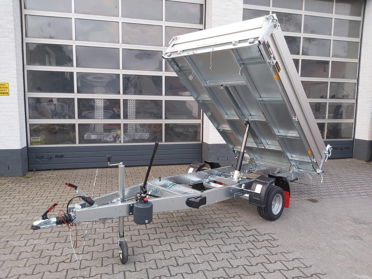 Pongratz Kipper RK 2600/15 G-AL 260x151x36cm Stahlboden Pendelklappe 10" 1500kg Aktion - Rơ moóc ben: hình 1 Pongratz Kipper RK 2600/15 G-AL 260x151x36cm Stahlboden Pendelklappe 10" 1500kg Aktion - Rơ moóc ben: hình 1