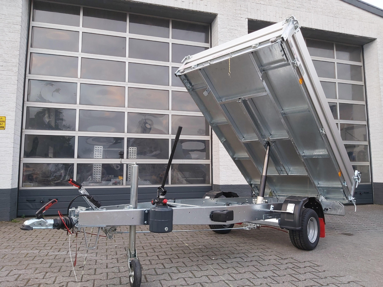 Pongratz Kipper RK 2600/15 G-AL 260x151x36cm Stahlboden Pendelklappe 10" 1500kg Aktion - Rơ moóc ben: hình 2 Pongratz Kipper RK 2600/15 G-AL 260x151x36cm Stahlboden Pendelklappe 10" 1500kg Aktion - Rơ moóc ben: hình 2