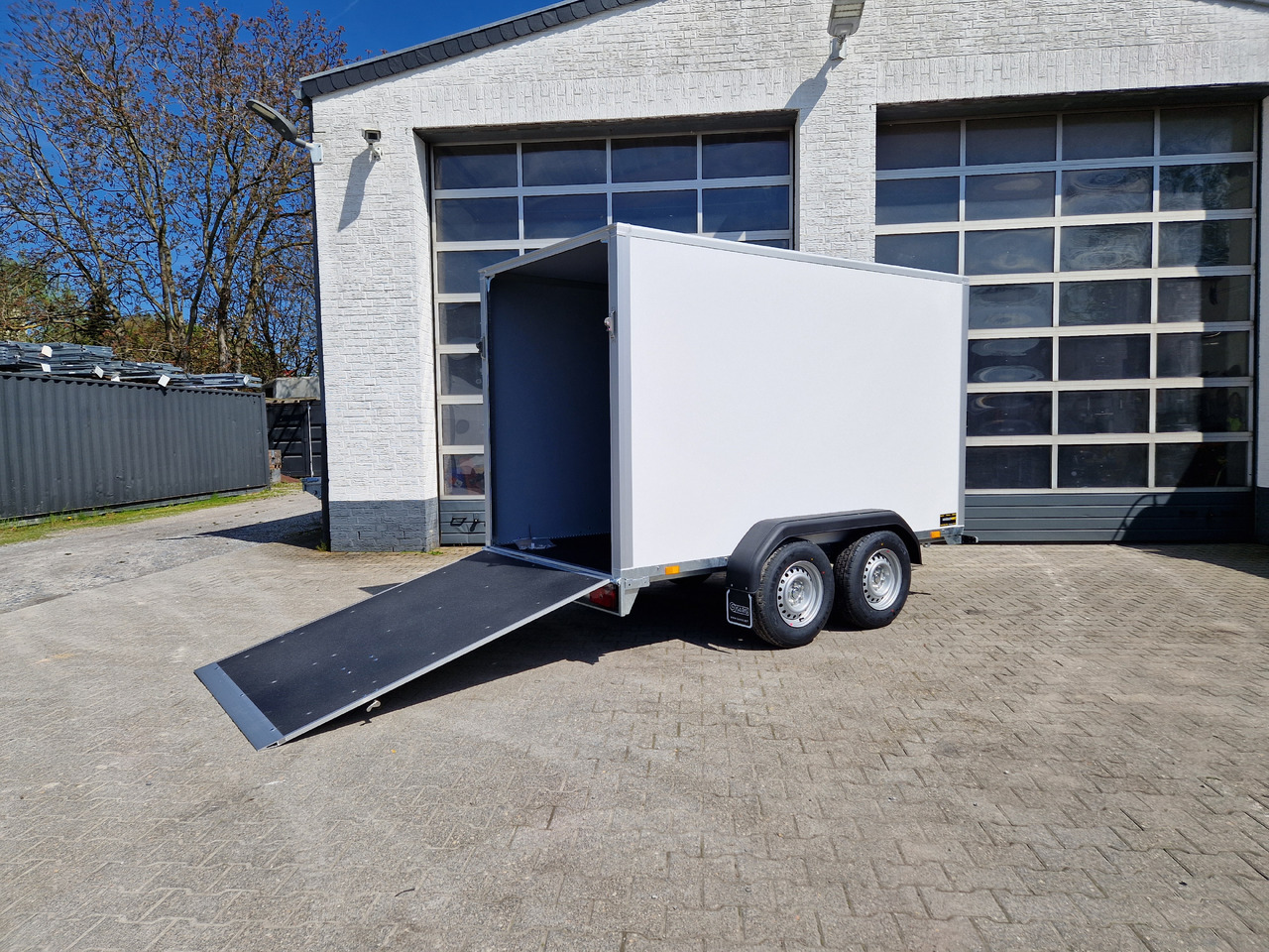 Rơ moóc hộp kín Saris Koffer GO 306 154 180 2700 2 306x154x180cm GFK weiß Auffahrklappe (M) 2700kg Modell 2025: hình 7