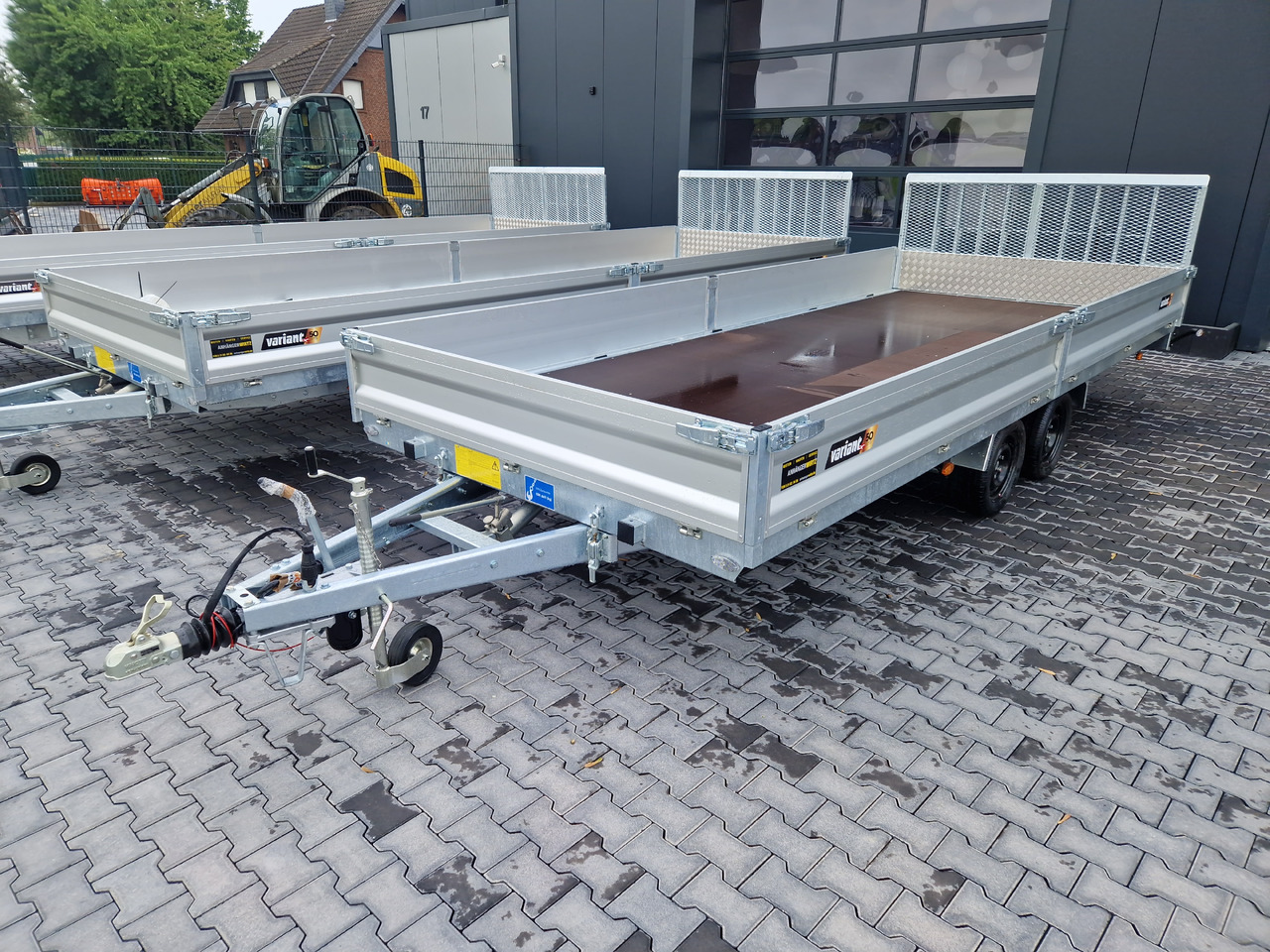 Variant Maschinentransporter 3552 UX Maxi Load 520x210x30cm Tandem Parabelfederung LED 3500kg - Rơ moóc để vận chuyển thiết bị: hình 1 Variant Maschinentransporter 3552 UX Maxi Load 520x210x30cm Tandem Parabelfederung LED 3500kg - Rơ moóc để vận chuyển thiết bị: hình 1