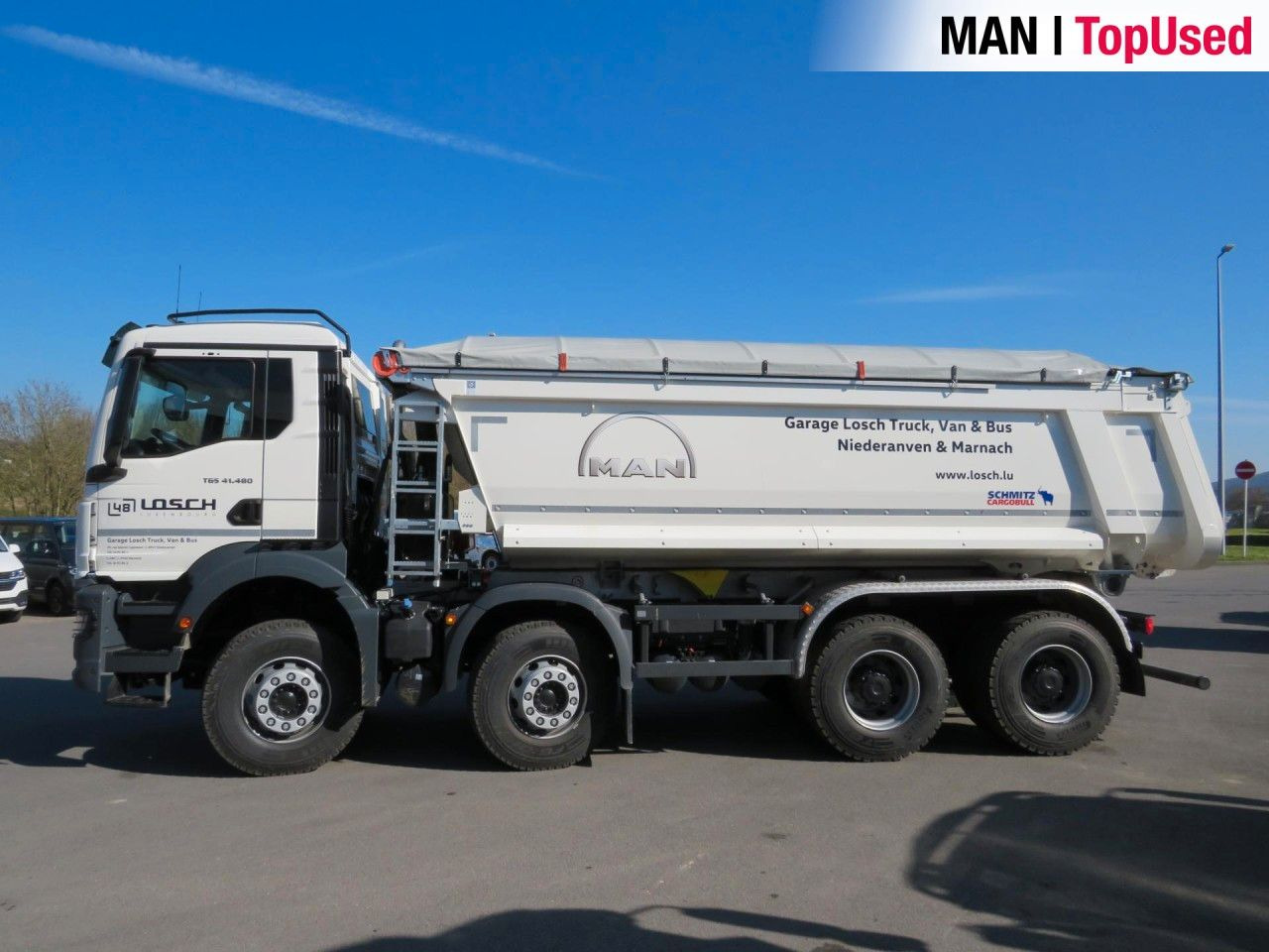 MAN TGS 41.480 8x4 BB CH Schmitz Muldenkipper - Xe tải chở thùng nhỏ: hình 2 MAN TGS 41.480 8x4 BB CH Schmitz Muldenkipper - Xe tải chở thùng nhỏ: hình 2