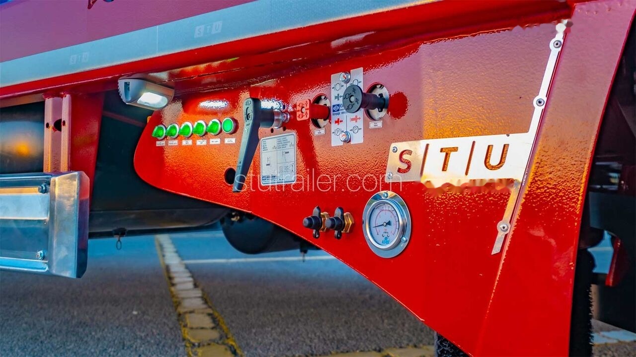 Sơ mi rơ moóc thùng thấp mới STU 4 Axle Extendable Lowbed Trailer: hình 18