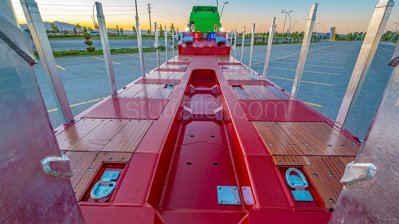 Sơ mi rơ moóc thùng thấp mới STU 4 Axle Extendable Lowbed Trailer: hình 11
