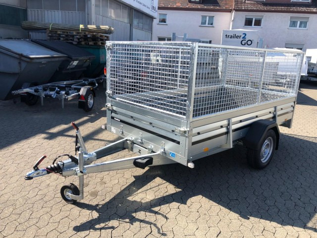 Brenderup 2300S Stahl Laubgitter, 1,3 to. kippbar KV, 3010x1530x400mm - Rơ moóc xe hơi: hình 2 Brenderup 2300S Stahl Laubgitter, 1,3 to. kippbar KV, 3010x1530x400mm - Rơ moóc xe hơi: hình 2