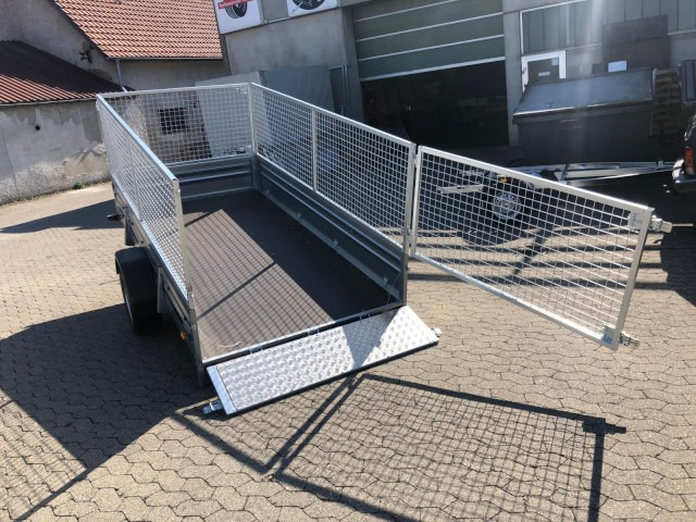 Brenderup 2300S Stahl Laubgitter, 1,3 to. kippbar KV, 3010x1530x400mm - Rơ moóc xe hơi: hình 1 Brenderup 2300S Stahl Laubgitter, 1,3 to. kippbar KV, 3010x1530x400mm - Rơ moóc xe hơi: hình 1