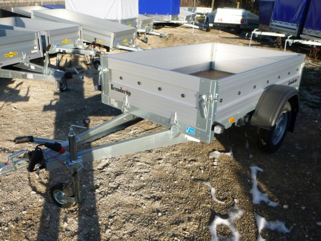 Brenderup Tieflader 2205AB1000 Alu, 1,0 to. 2030x1280x400mm - Rơ moóc xe hơi: hình 1 Brenderup Tieflader 2205AB1000 Alu, 1,0 to. 2030x1280x400mm - Rơ moóc xe hơi: hình 1