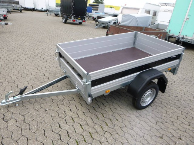 Brenderup Tieflader 2205AUB750 Alu 2030 x 1280 x 400 mm - Rơ moóc xe hơi: hình 1 Brenderup Tieflader 2205AUB750 Alu 2030 x 1280 x 400 mm - Rơ moóc xe hơi: hình 1