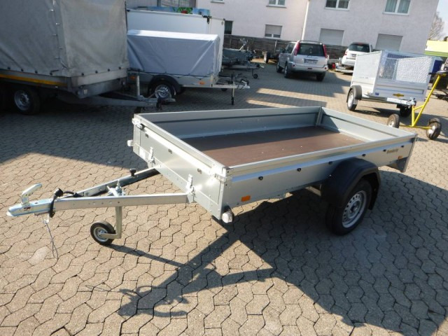 Brenderup Tieflader 2270SUB750 Stahl, 0,75 to. 2700x1300x270mm - Rơ moóc xe hơi: hình 1 Brenderup Tieflader 2270SUB750 Stahl, 0,75 to. 2700x1300x270mm - Rơ moóc xe hơi: hình 1