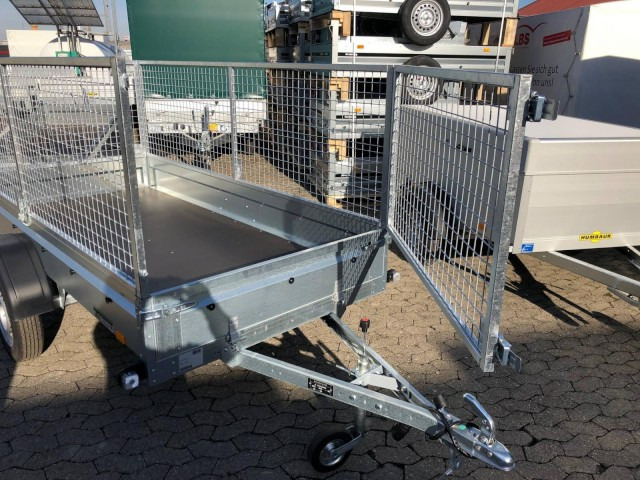 Brenderup Tieflader 2270SUB750 Stahl, 0,75 to. 2700x1300x270mm mit Laubgitter 80 cm - Rơ moóc xe hơi: hình 3 Brenderup Tieflader 2270SUB750 Stahl, 0,75 to. 2700x1300x270mm mit Laubgitter 80 cm - Rơ moóc xe hơi: hình 3