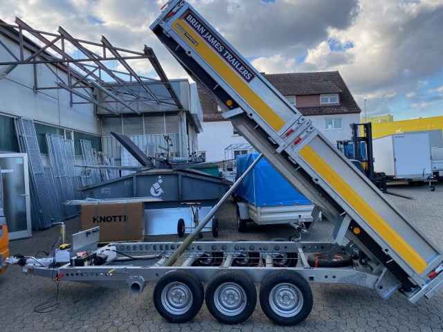 Brian James Cargo Tipper Heckkipper 3-achs, 526-4020-35-3-12, 4000 x 2000 x 300 mm, 3,5 to. - Rơ moóc ben: hình 1 Brian James Cargo Tipper Heckkipper 3-achs, 526-4020-35-3-12, 4000 x 2000 x 300 mm, 3,5 to. - Rơ moóc ben: hình 1