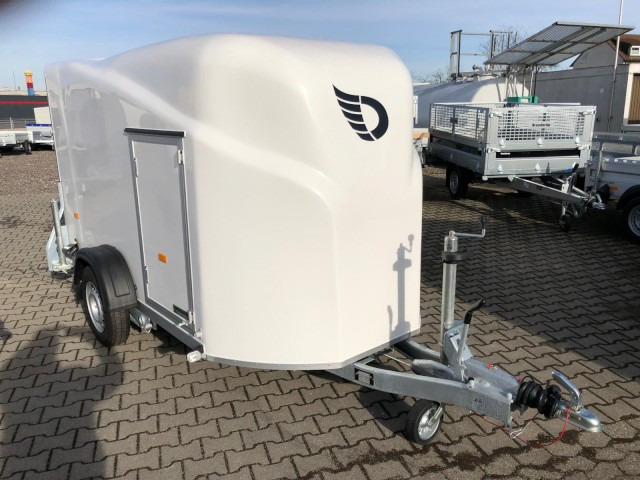 Cheval Liberte Debon Cargo 2 Poly + Türe weiß 1300 kg, 100 km/h, 300x155x168cm - Rơ moóc hộp kín: hình 1 Cheval Liberte Debon Cargo 2 Poly + Türe weiß 1300 kg, 100 km/h, 300x155x168cm - Rơ moóc hộp kín: hình 1