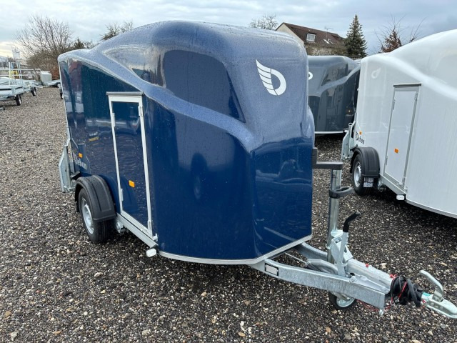 Cheval Liberte Debon Fourgon Cargo 2 Poly + Türe blau 1300 kg, 100 km/h, 300x155x168cm - Rơ moóc hộp kín: hình 1 Cheval Liberte Debon Fourgon Cargo 2 Poly + Türe blau 1300 kg, 100 km/h, 300x155x168cm - Rơ moóc hộp kín: hình 1