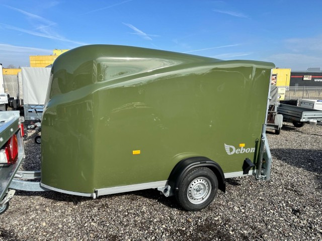 Cheval Liberte Debon Fourgon Cargo 2 Poly + Türe dunkelgrau 1300 kg, 100 km/h, 300x155x168cm - Rơ moóc hộp kín: hình 1 Cheval Liberte Debon Fourgon Cargo 2 Poly + Türe dunkelgrau 1300 kg, 100 km/h, 300x155x168cm - Rơ moóc hộp kín: hình 1