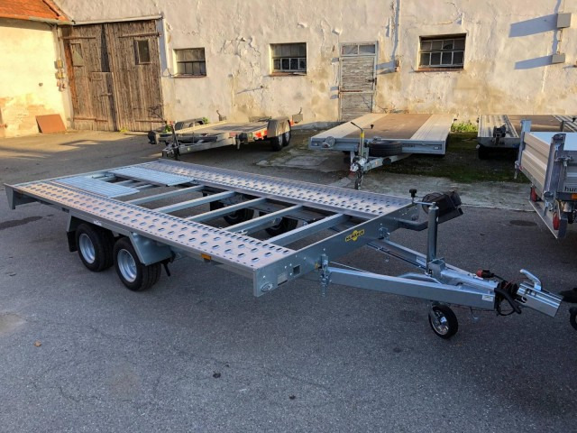Humbaur Autotransportanhänger FTK 204022, 4000 x 2000 x 50 mm, 2,0 to. - Rơ moóc tự động vận chuyển: hình 2 Humbaur Autotransportanhänger FTK 204022, 4000 x 2000 x 50 mm, 2,0 to. - Rơ moóc tự động vận chuyển: hình 2