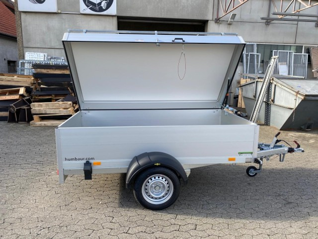 Humbaur HA 132513-5 mit Holz-Alu Deckel mit Reling 1300 kg, 2510 x 1310 x 500mm, 100 km/h - Rơ moóc xe hơi: hình 5 Humbaur HA 132513-5 mit Holz-Alu Deckel mit Reling 1300 kg, 2510 x 1310 x 500mm, 100 km/h - Rơ moóc xe hơi: hình 5