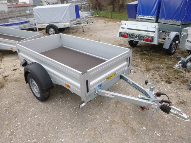 Humbaur HA 752111 mit KV, 750 kg gebremst, 2050 x 1100 x 350 mm - Rơ moóc xe hơi: hình 1 Humbaur HA 752111 mit KV, 750 kg gebremst, 2050 x 1100 x 350 mm - Rơ moóc xe hơi: hình 1