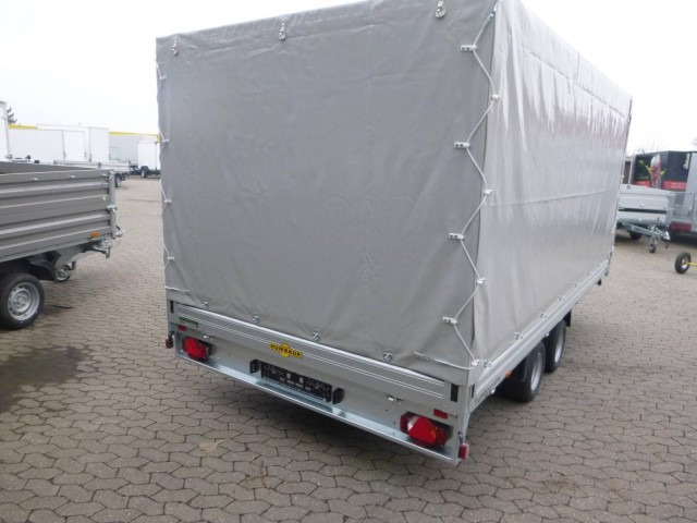 Humbaur HN 254118 Hochlader mit Hochplane 2,5 to. 4100 x 1850 x 350 mm - Rơ moóc xe hơi: hình 4 Humbaur HN 254118 Hochlader mit Hochplane 2,5 to. 4100 x 1850 x 350 mm - Rơ moóc xe hơi: hình 4