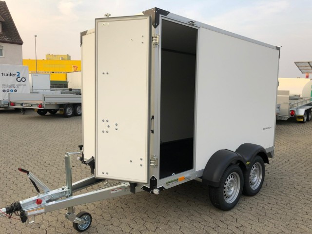 Humbaur Koffer HK 253015-18P, 2,5 to. 3040x1510x1800mm, Rampe, Seitentüre - Rơ moóc hộp kín: hình 1 Humbaur Koffer HK 253015-18P, 2,5 to. 3040x1510x1800mm, Rampe, Seitentüre - Rơ moóc hộp kín: hình 1