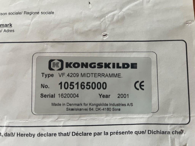 Kongskilde Vibroflex 4209 - Máy trồng trọt: hình 5 Kongskilde Vibroflex 4209 - Máy trồng trọt: hình 5