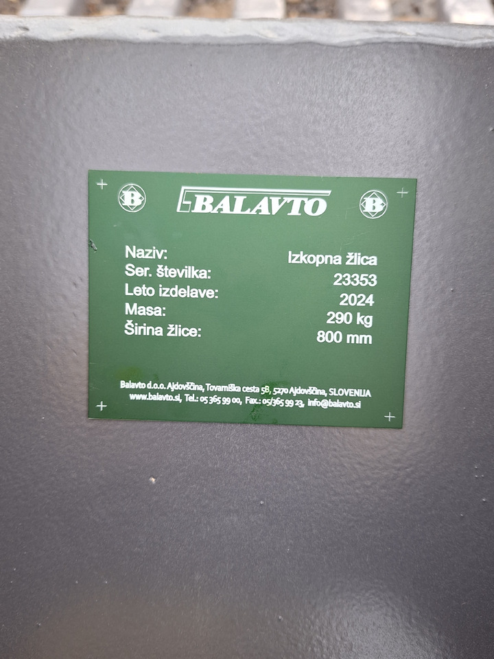 BALAVTO Digging bucket 800 mm For (Category) - Gầu máy xúc: hình 5 BALAVTO Digging bucket 800 mm For (Category) - Gầu máy xúc: hình 5