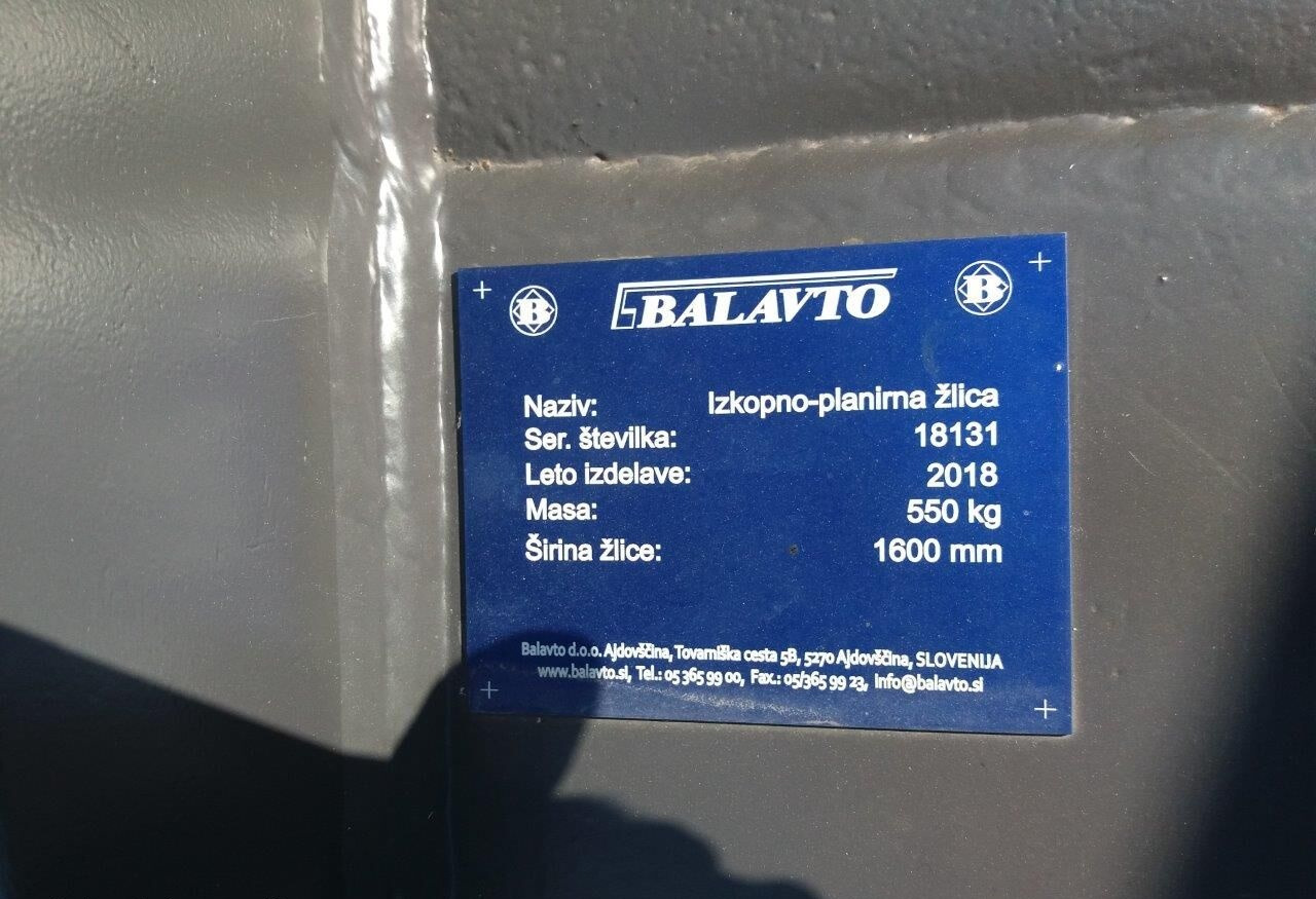 Cho thuê Balavto Slope digging bucket 1600 mm Balavto Slope digging bucket 1600 mm: hình 6