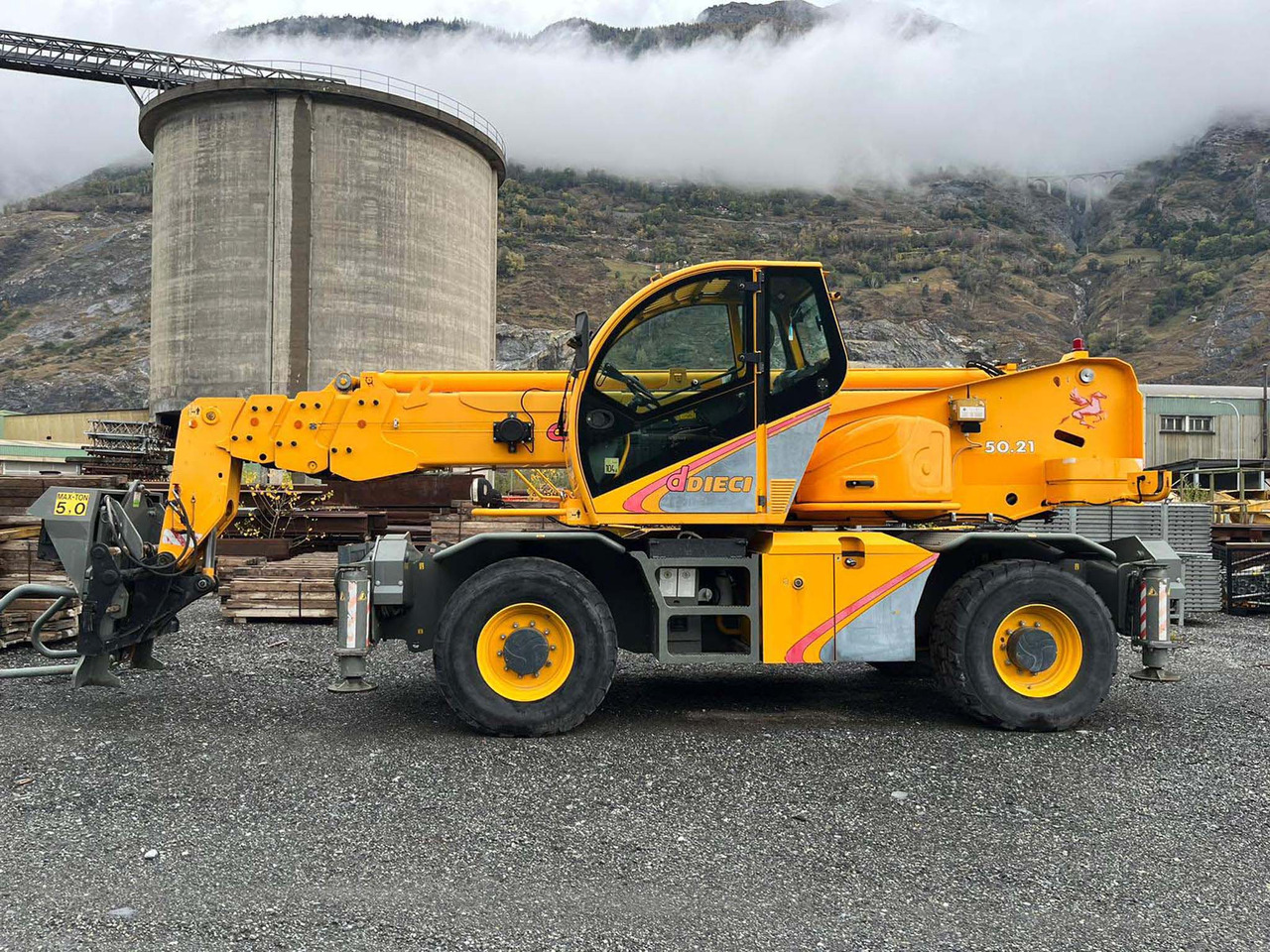 Dieci Pegasus 50.21 - Máy xúc lật bánh lốp kính thiên văn: hình 1 Dieci Pegasus 50.21 - Máy xúc lật bánh lốp kính thiên văn: hình 1