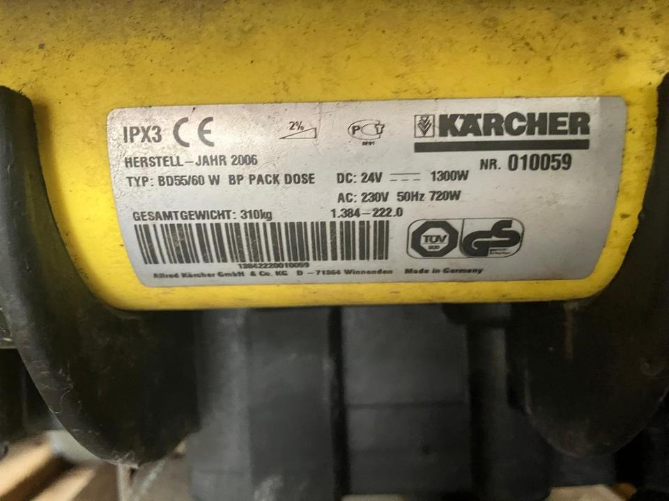Kärcher BD 55/60W Putzmaschine Akku defekt, Teileträger - Máy chà sàn: hình 5 Kärcher BD 55/60W Putzmaschine Akku defekt, Teileträger - Máy chà sàn: hình 5
