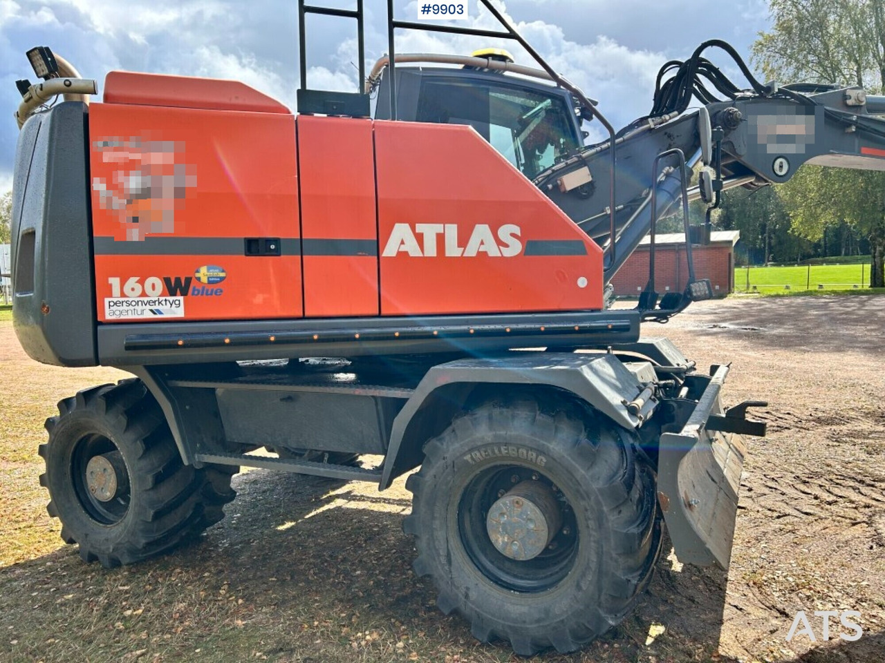 Atlas 160 wheel excavator with tiltrotator and attachments - Máy xúc bánh lốp: hình 4 Atlas 160 wheel excavator with tiltrotator and attachments - Máy xúc bánh lốp: hình 4