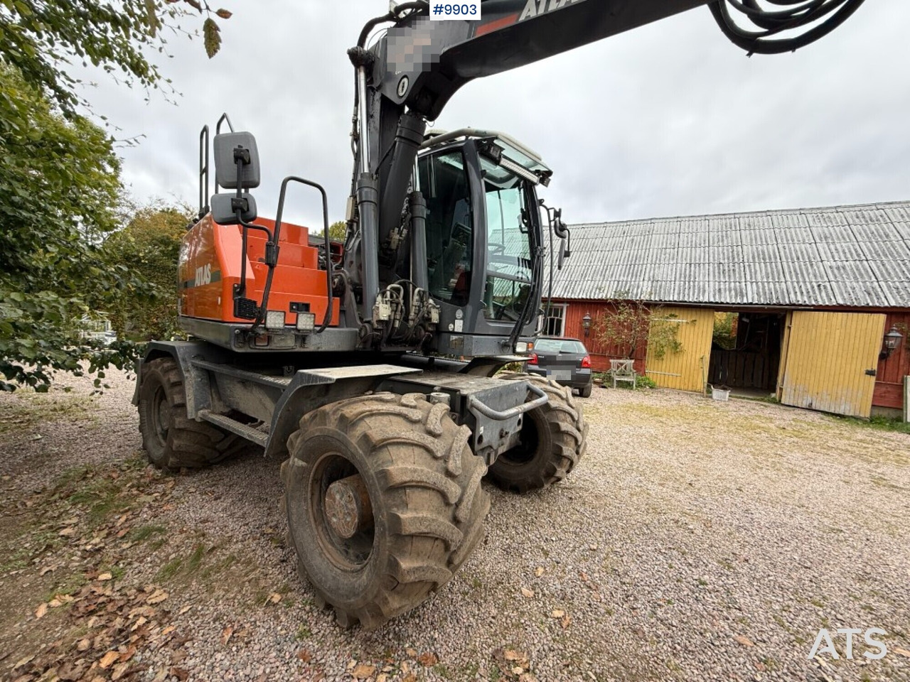 Atlas 160 wheel excavator with tiltrotator and attachments - Máy xúc bánh lốp: hình 2 Atlas 160 wheel excavator with tiltrotator and attachments - Máy xúc bánh lốp: hình 2
