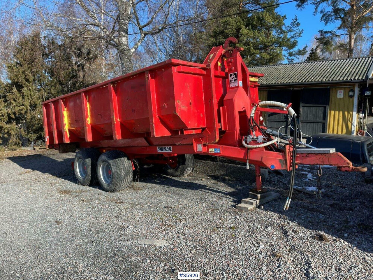 Bigab 7-10 hook truck trailer with flat - Rơ moóc thùng chứa: hình 3 Bigab 7-10 hook truck trailer with flat - Rơ moóc thùng chứa: hình 3
