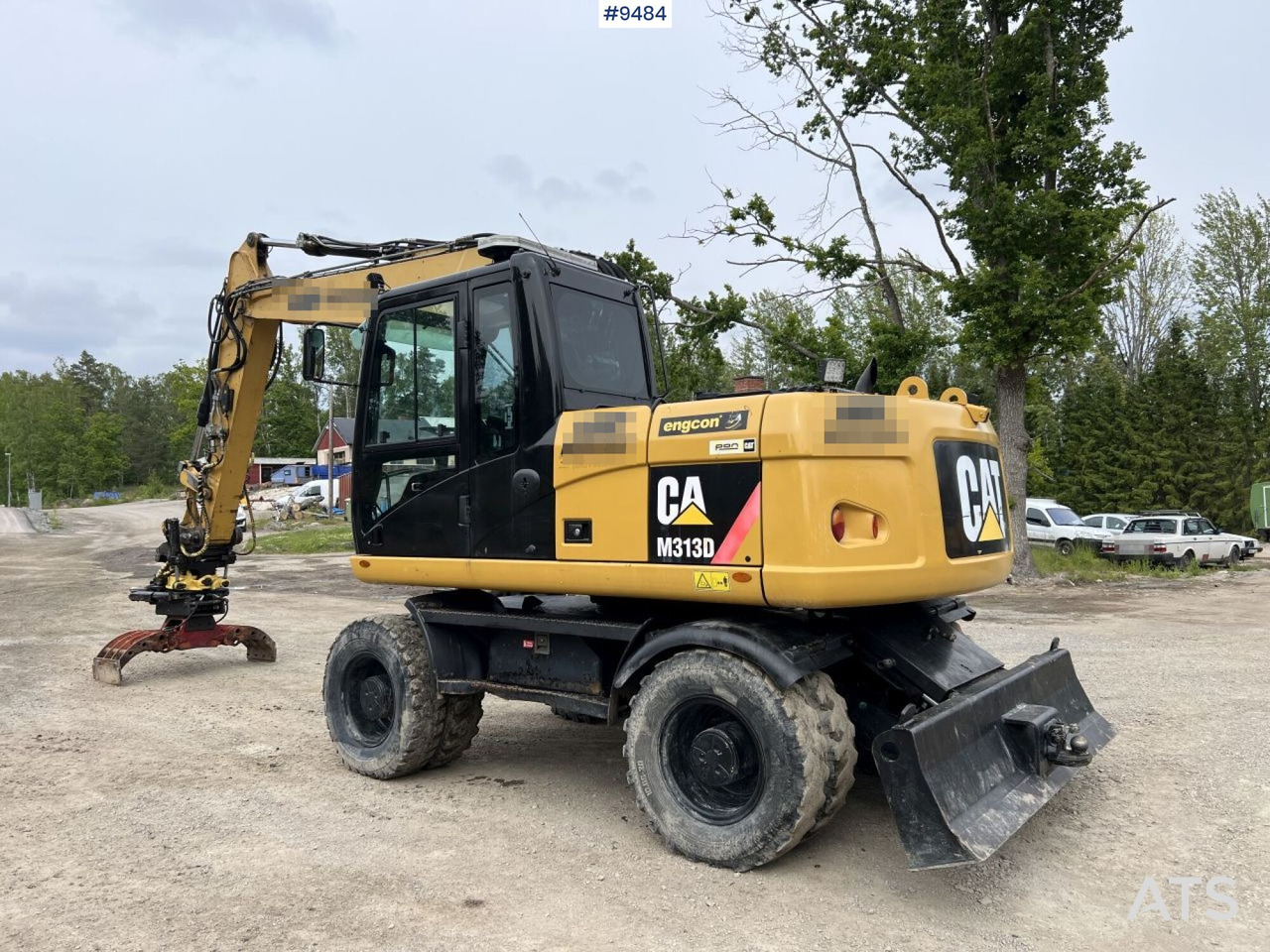 CAT M313D with tipping wagon and attachments (VIDEO) - Máy xúc bánh lốp: hình 5 CAT M313D with tipping wagon and attachments (VIDEO) - Máy xúc bánh lốp: hình 5