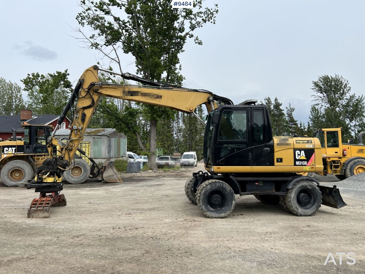 CAT M313D with tipping wagon and attachments (VIDEO) - Máy xúc bánh lốp: hình 2 CAT M313D with tipping wagon and attachments (VIDEO) - Máy xúc bánh lốp: hình 2