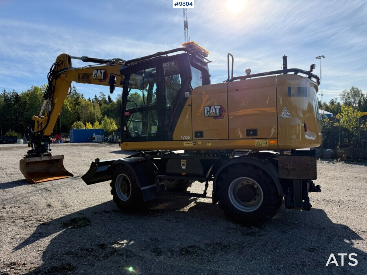 CAT M316 wheel excavator with tiltrotator, 3D excavation system, and grader bucket - Máy xúc bánh lốp: hình 5 CAT M316 wheel excavator with tiltrotator, 3D excavation system, and grader bucket - Máy xúc bánh lốp: hình 5