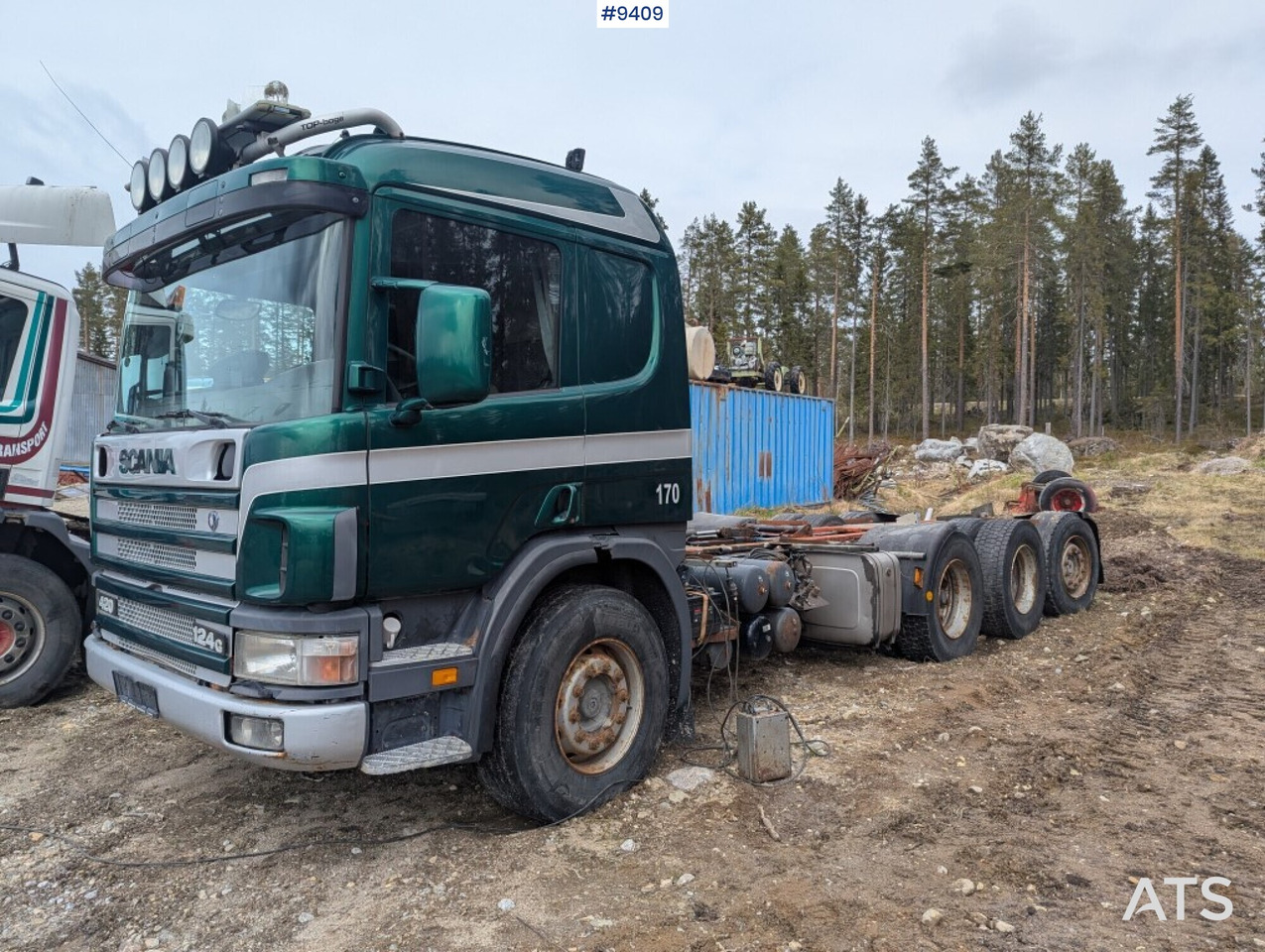 Chassi Scania P124 8X4 (see video) - Xe tải khung gầm: hình 1 Chassi Scania P124 8X4 (see video) - Xe tải khung gầm: hình 1