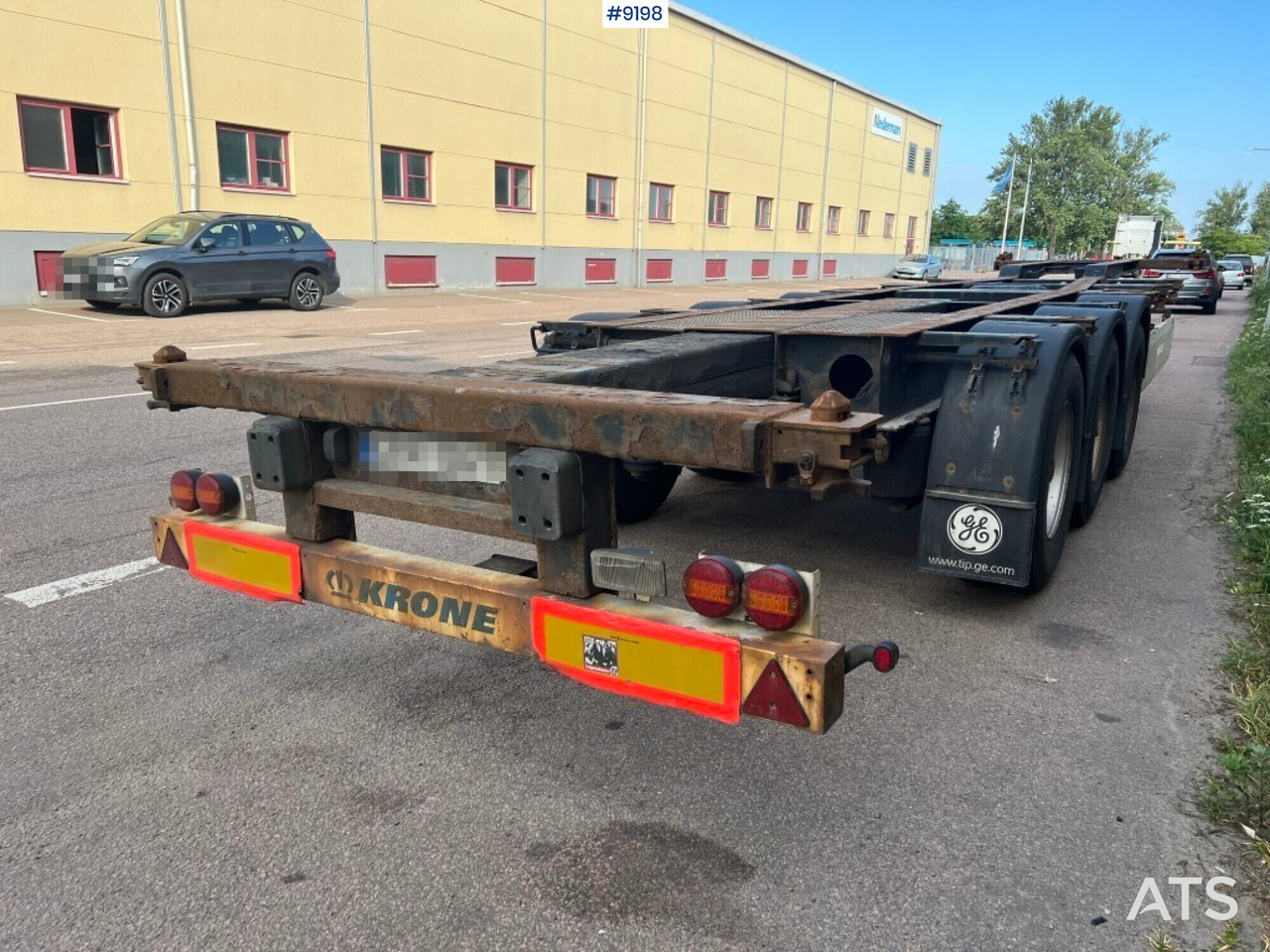 Container chassi - Krone SD - Xe chở container/ Sơ mi rơ moóc hoán đổi thân: hình 4 Container chassi - Krone SD - Xe chở container/ Sơ mi rơ moóc hoán đổi thân: hình 4