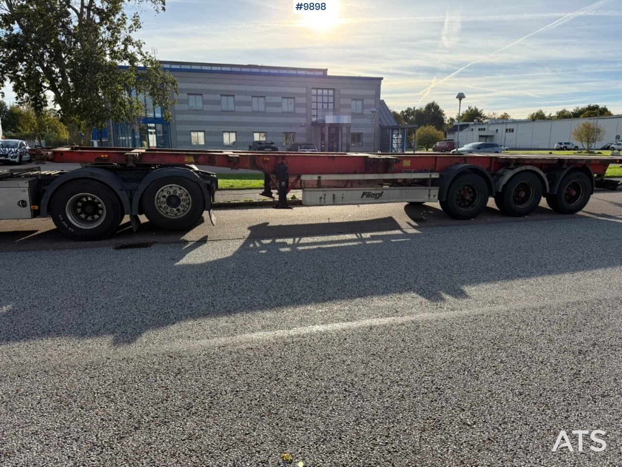 Container chassis Fliegl SDS 400 - Xe chở container/ Sơ mi rơ moóc hoán đổi thân: hình 3 Container chassis Fliegl SDS 400 - Xe chở container/ Sơ mi rơ moóc hoán đổi thân: hình 3